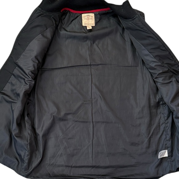 Telluride Clothing Co Full Zip Quilted Puffer Vest Black Gray Snowflake Large - Picture 10 of 12